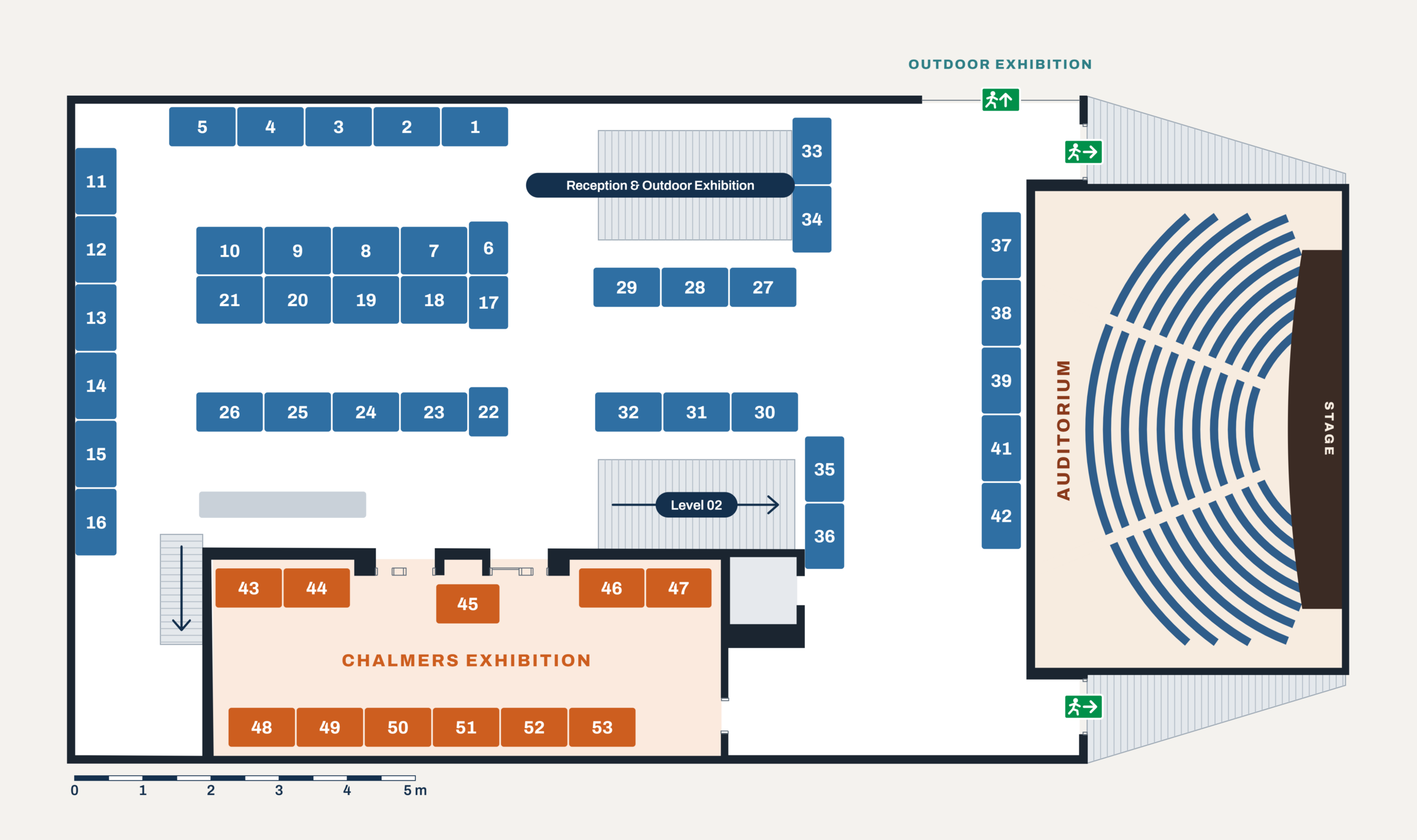 UTES 2026 Floor Plan - Lower Floor Level 01