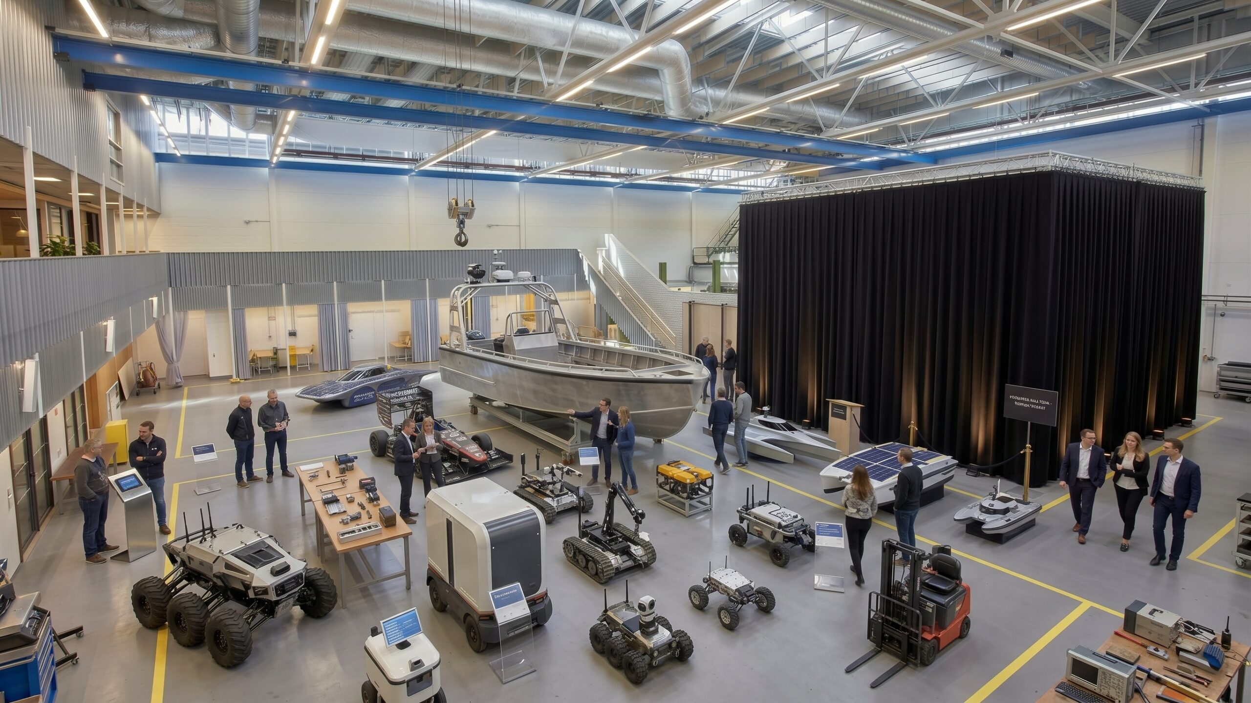 UTES 2026 FUSE indoor exhibition area for larger vehicles machines and systems