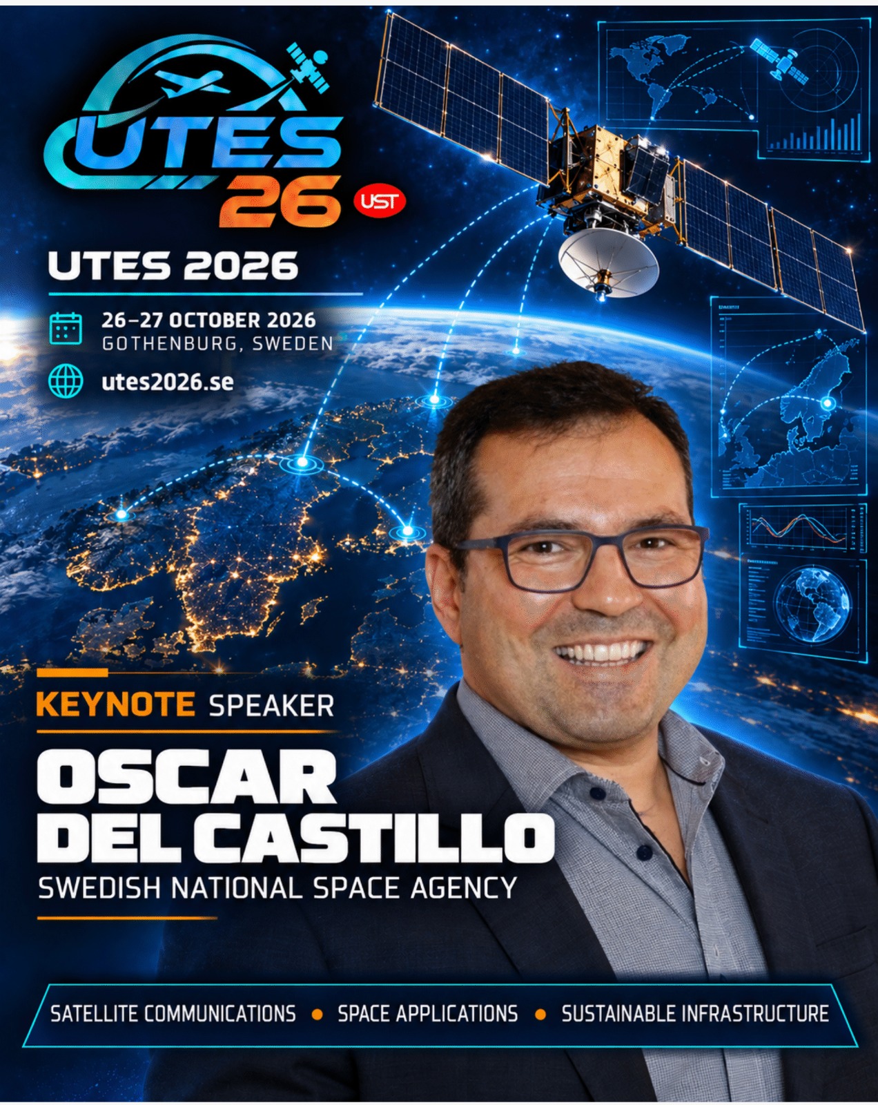 Oscar del Castillo — UTES 2026 Keynote Speaker