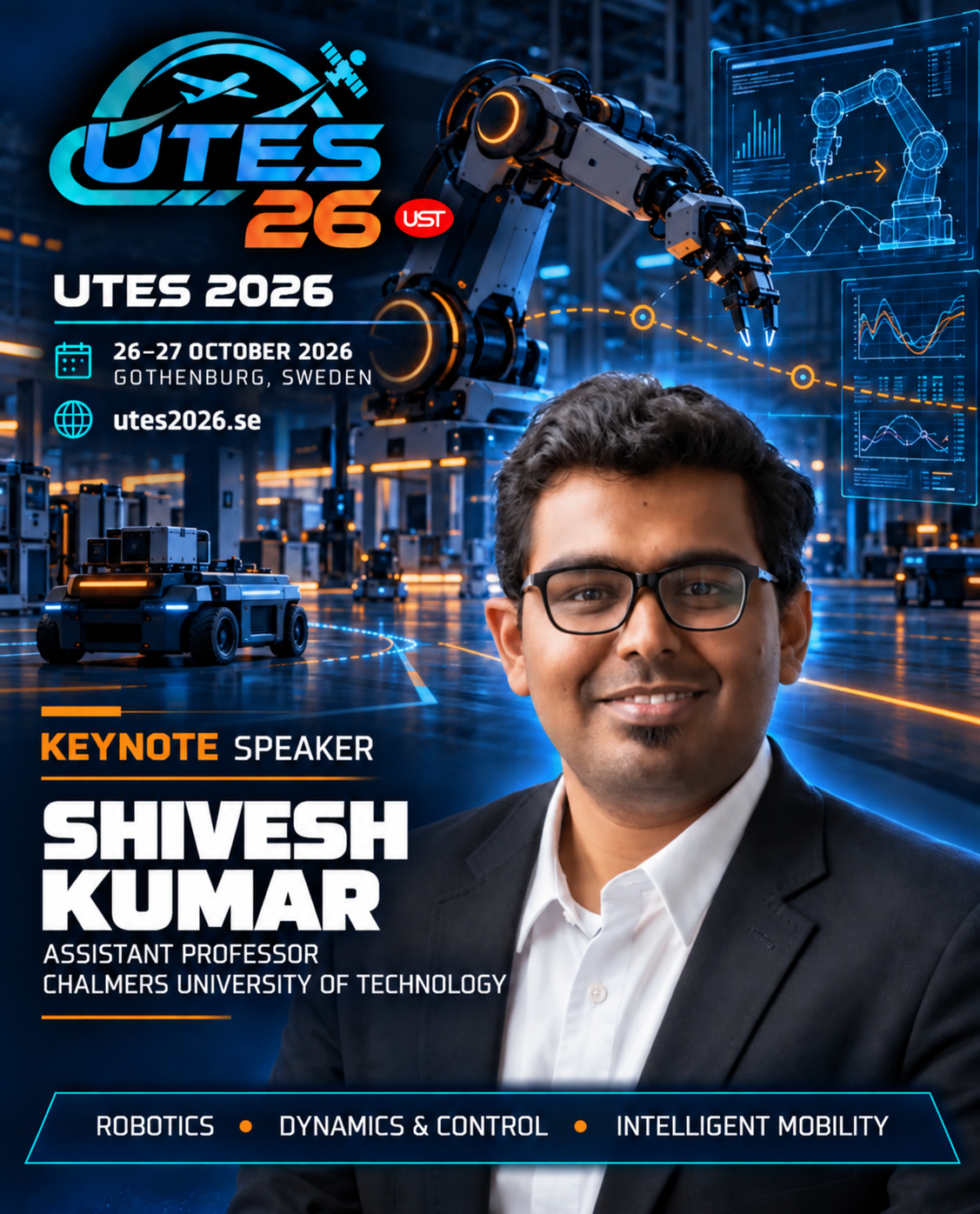 Shivesh Kumar — UTES 2026 Keynote Speaker
